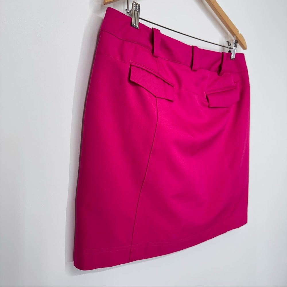Nike Golf Tour Performance Dri Fit Fuchsia Pink Mini Skort Skirt Shorts Size 10 - Picture 5 of 15